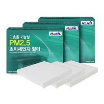 PM2.5 초미세먼지 필터 (3회 교체분), 1개, 현대 | pb174 그랜저HG/하이브리드 *3개