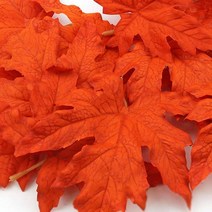 인조나무 제작가능 벨벳 조화 낙엽 가을 단풍잎 나뭇잎 인조나무 (6) 15cm 24장 세트