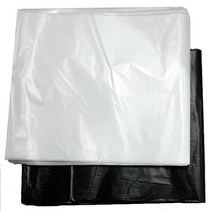 재활용 평판 비닐봉투 78 검정, 80L, 50개