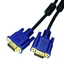 RGB(VGA) PC to 모니터/TV/프로젝터 연결 케이블 1M