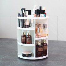 다온 국내생산 회전식 화장품정리대(화이트), 1개
