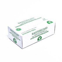 MASTER GUARD 라텍스 장갑 고무장갑 크린룸 100pcs(50켤레), 1팩
