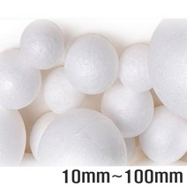 꾸미기만들기 스티로폼 공(10mm-100mm), 10mm
