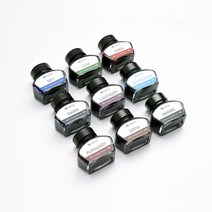 카코 KACO 9가지 색상 만년필 병잉크 30ml, 다크레드