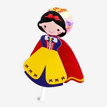 [인디케이] 뷰티풀 프린세스 막대사탕 페이퍼, 애플 프린세스, 12개