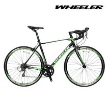 [휠러] 루트1.0 클라리스 16단 입문 로드 자전거, 블랙/그린