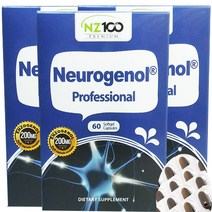 뉴질랜드 NZ100 엔젯100 뉴로제놀 (엔조제놀) 프로페셔널 60캡슐 3통
