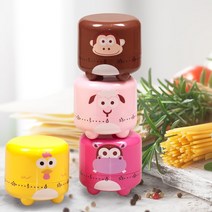 (주)이엔코리아 애니몰 60분 주방 타이머, 03.딥핑크 하마