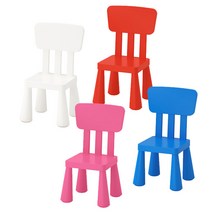 이케아 MAMMUT 등받이의자, 색상:핑크_603.823.22