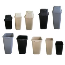 광신 스윙휴지통 오픈휴지통, G.S오픈휴지통(40L/베이지)