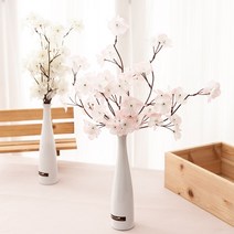 플라워트리 벚꽃슬랜더화병set 50cmR 조화화분, 핑크