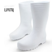 LIVITY 남녀공용 초경량 방수 반장화 레인부츠 작업화 텃밭장화 BSJ02