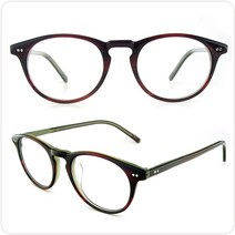[루키알지오]@/명품뿔테/OP/나무무늬민트/릴리/48mm/둥근안경/빈티지/RG5548-06