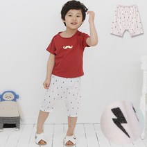 플레이몰 아동반바지배기 면스판번개파워