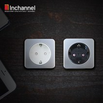 인채널_위너스 인테리어 빌트인 미니 1구 매입 콘센트, A_미니 매입콘센트 1구-화이트, IWC-1WS