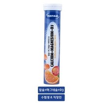 한잘발포비타민 (칼슘+마그네슘+비타민D3), 90g, 10개