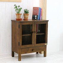 원목 철망콘솔(Natural), 단품