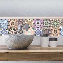 마이월플레이즈 북유럽 타일스티커 16장SET 셀프 인테리어 로르카 Lorca 스티커