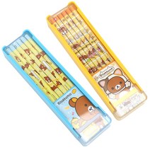 리락쿠마 필통문구세트 문구세트 선물세트 학용품 준비물 단체선물추천 연필 필통, 옐로우