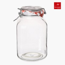 보르미올리 피도 유리 밀폐용기 화이트, 1개입, 3000ml