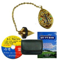 기모아 칠보손잡이 이방성자석 더블 수맥추 펜듀럼 수맥봉 수맥탐지기, 1개