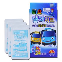 꼬마버스 타요 열냉각시트 열패치 6개입 1개 해열시트, 6매입
