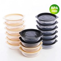 체리티 심플쿡앤밥 450ml, 혼합, 16세트, 용기+뚜껑