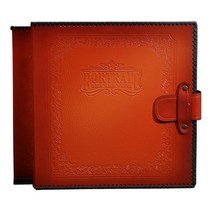 액자엠 LUXURY통가죽앨범 대용량바인더형 접착식 or 포켓식 일반포토앨범, AB979-레드브라운통가죽앨범, d.포켓식속지(백지)50매