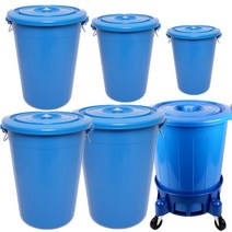 크린메이트 플라스틱통 만능용기 대형통 청통, 블루551L, 1개