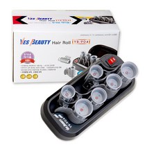 예스뷰티 여행용 헤어롤 셋팅롤 4롤 6롤 모발말개, YB-904(6롤)