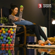 반석스포츠 라크로스볼 안마볼 지압볼 마사지볼 땅콩볼, 마사지볼 원형(싱글) - 퍼플