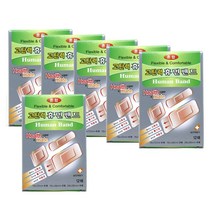 헬스메이트 일회용밴드 고탄력 휴먼밴드 일회용반창고 혼합, 6개