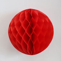 파티팡 허니컴볼 30cm, 1개, 레드