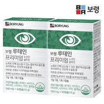 보령 루테인 프리미엄 눈건강 솔루션, 30캡슐, 2개