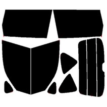 로톰 렉스턴 측후면 썬팅필름, 열차단-15(중간), 렉스턴W 오픈형 (12년~17년), 쌍용