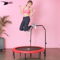 OneTwoFit 육각 트램폴린 점핑 다이어트 피트니스 트램펄린 45인치 48인치, 블랙&그린
