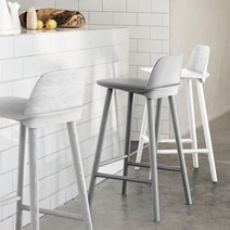 영가구 비야 아일랜드식탁의자, 그레이-60cm