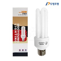 두영조명 EL 삼파장램프 20W E26 EFTR20EX, 주광색