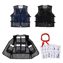 씨씨칸 얼음조끼 B형(아이스팩12개+머플러1개) 아이스조끼 쿨조끼 작업조끼