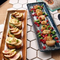 오반자이 요헨 일본 긴사각접시 33cm, 혼합색상