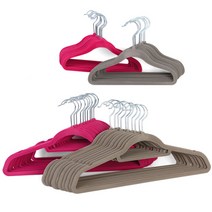 WOHNEN 매직옷걸이 논슬립벨벳옷걸이 매직행거 50P, 매직유아옷걸이(그레이) 50P, 1개