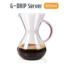 지티빈스 지드립 카라페 서버 600ml, 혼합색상, 1개