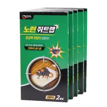 노런 쥐트랩 10개입 쥐끈끈이 쥐덫 쥐약 쥐잡이 쥐본드, 1팩, 10개