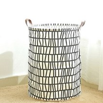 자두나무 원형 패브릭 바스켓 수납바구니, 패브릭 바스켓 A-06 35x45cm