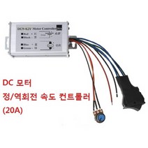 DC 모터 속도 조절기 생활 방수형 20A 정역회전, 1세트