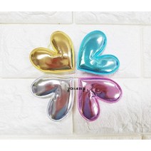 하트 메탈 초음파/하트장식/머리핀장식/리본공예재료, 핑크 1개