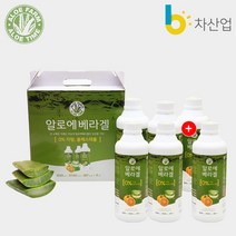 알로에팜 알로에타임 유기농 알로에겔 1050ml x 5 +1병