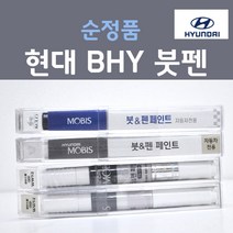 순정품 현대 BHY 꽃담황토색 서울택시 316 붓펜 자동차 차량용 카페인트, 1개, 8ml