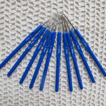 레이스바늘10개세트/레이스코바늘세트/코바늘세트, 1개