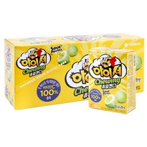 오리온 아이셔 츄잉캔디 청사과맛, 42g, 6개